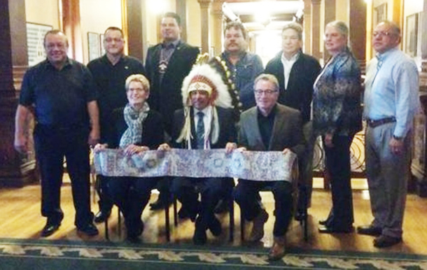 Ontario Chiefs with the Premier 