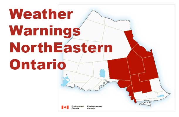 Winter along with snow and cold temperatures are impacting Northeastern Ontario
