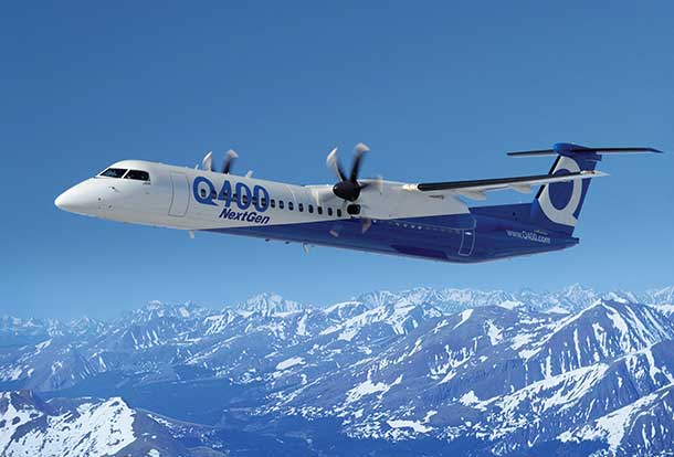 Bombardier Q400 Next Generation - Imaged supplied by Bombardier