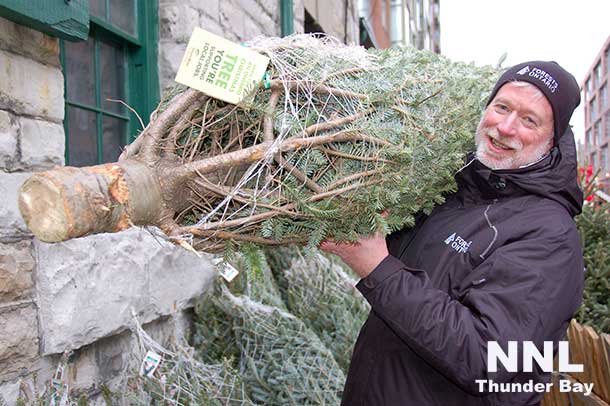 An Ontario Grown Christmas tree shopping locally helps the economy