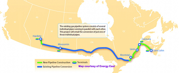 Proposed Pipeline Route map
