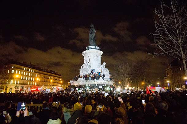 Paris and Parisians are standing strong.