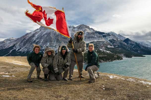 Canada's Flag at Fifty Strong and Free