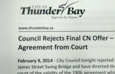Thunder Bay City Council Rejects James Street Bridge Offer from CN