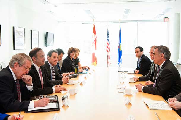 Premier Prentice meets with U.S. Department of Energy and Shell Canada officials in Washington