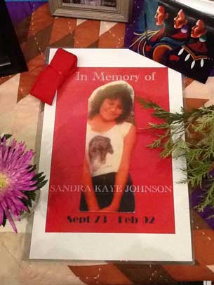 Sandra Johnson from Thunder Bay remembered in Ottawa this week