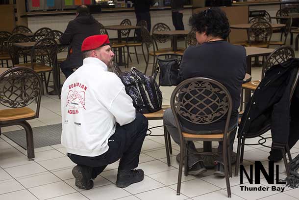One of the tasks for the Guardian Angels is sharing the message about their role in Thunder Bay