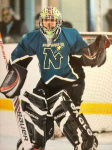 Heather Semple from Kasabonika Lake First Nation member, playing for the Fort William Northstars