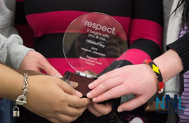 The Regional Multicultural Youth Council was recognized and awarded the Respect Award