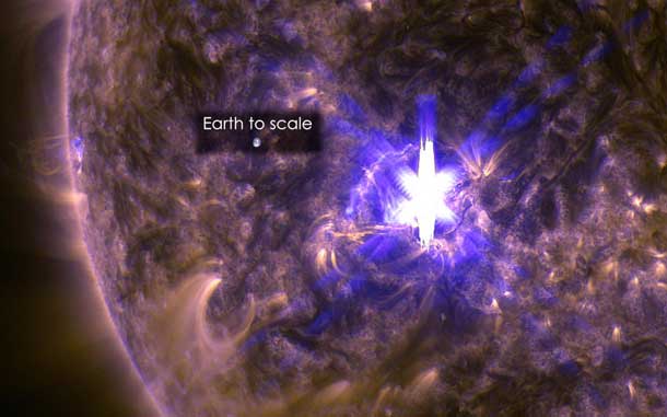 NASA's Solar Dynamics Observatory Captures Solar Flare