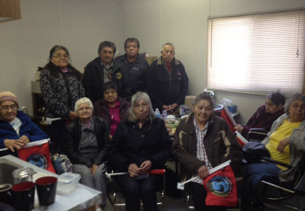 Hornpayne Delegation has taken up a vigil in the Nishnawbe-Aski Nation Offices on Fort William First Nation