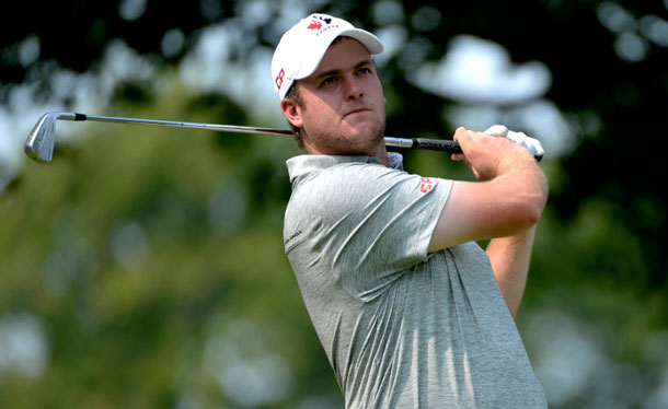 Taylor Pendrith's second straight round of 70 put him one shot off the lead (Charles Laberge/Getty Images)