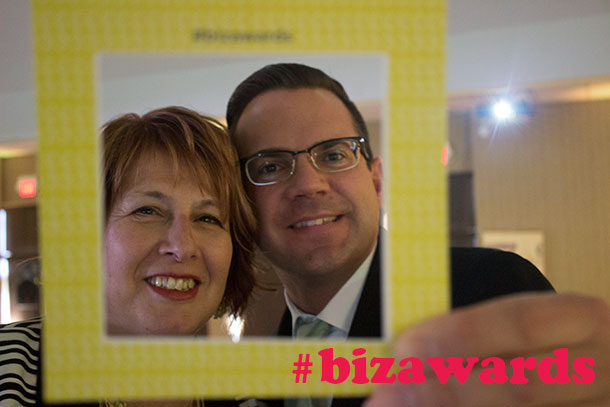 Sue and Sean share a selfie at the Thunder Bay Chamber of Commerce Business Awards.