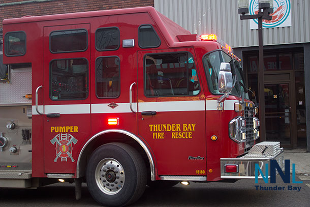 Thunder Bay Fire Rescue on Brodie Street East