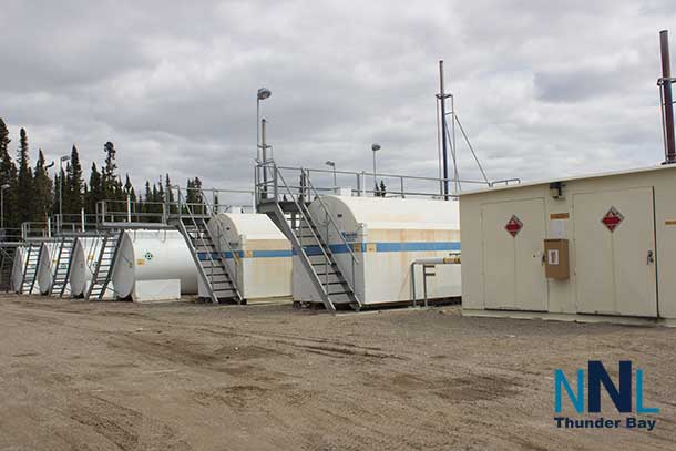 Electric power across the North is often produced by diesel generators in stations like this one in Bearskin Lake First Nation