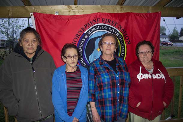 Elders from the Hornepayne First Nation have been occupying the NAN Head Office on Fort William First Nation since April 8 2015.