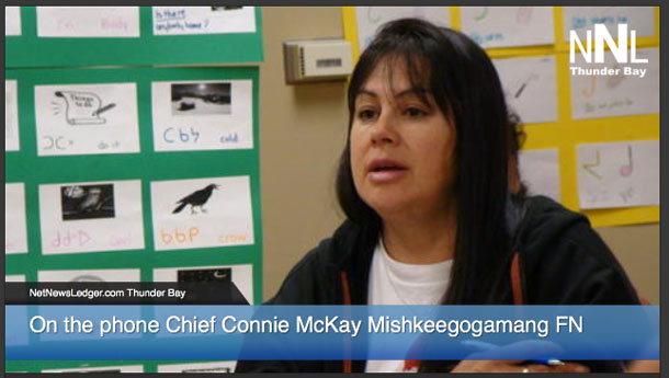 Chief Connie McKay from Mishkeegogamang FN