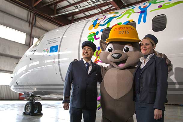 Porter Air is a proud sponsor of the Pan Am Games Torch Relay