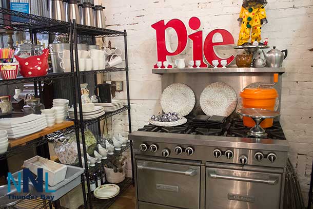 Looking for cool things for your kitchen? There isn't 'Pie" except in the sign but lots of neat things