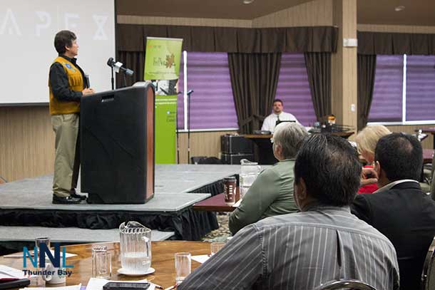 Chief Clarence Louis from the Osoyoos Indian Band brought a message of economic development to the APEX - Aboriginal Partnership Exchange in Thunder Bay