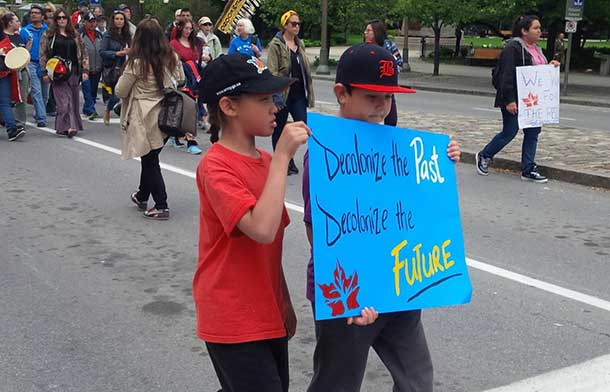 Youth sharing a message as they work toward their future