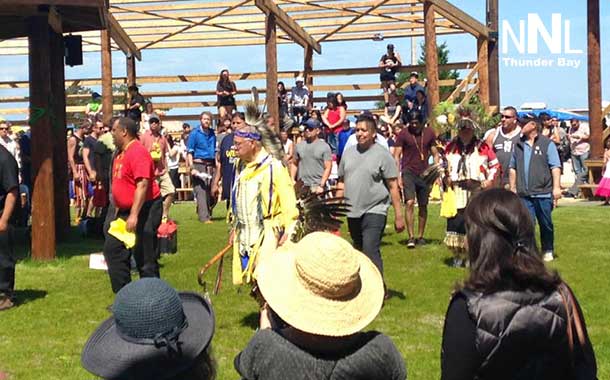 The men were honoured, and given a gift to remind them of their role as fire keepers and protectors of women.