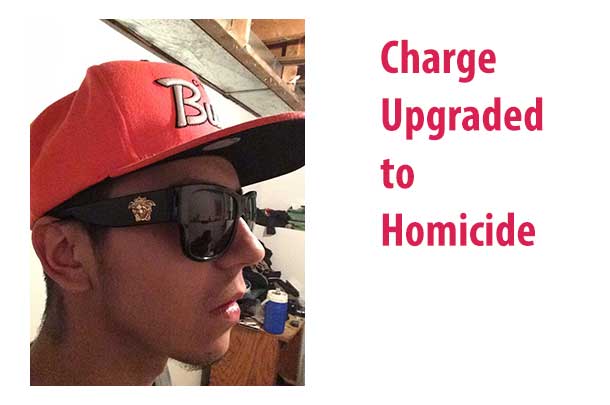 Cruz Pelletier - Charge upgraded to homicide.