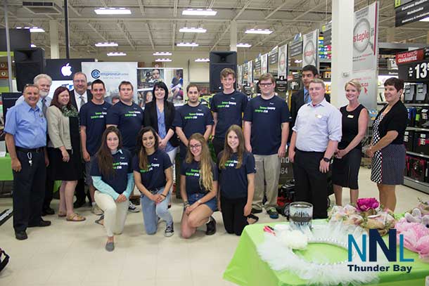 Summer Company launch at Staples in Thunder Bay