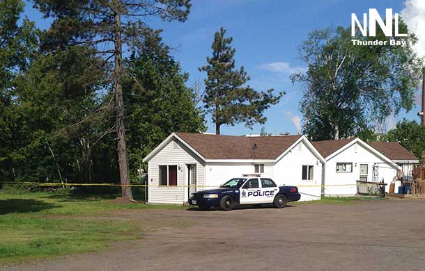 Thunder Bay Police Service has maintained the scene at the trailer court