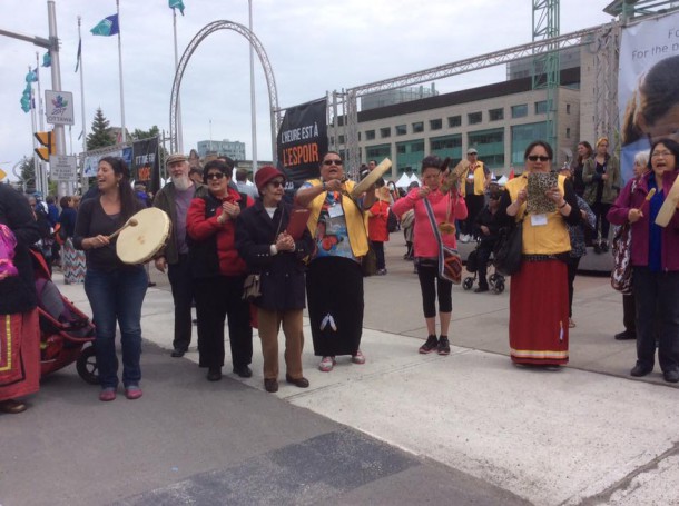 Hand Drummers at TRC in Ottawa