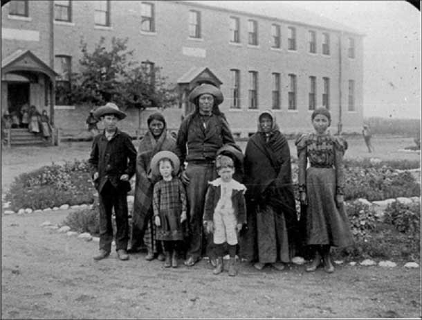 The goal of residential schooling was to separate children from their families, culture, and identity. Saskatchewan Archives Board, R-A2690.
