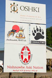 Business offices on Fort William First Nation