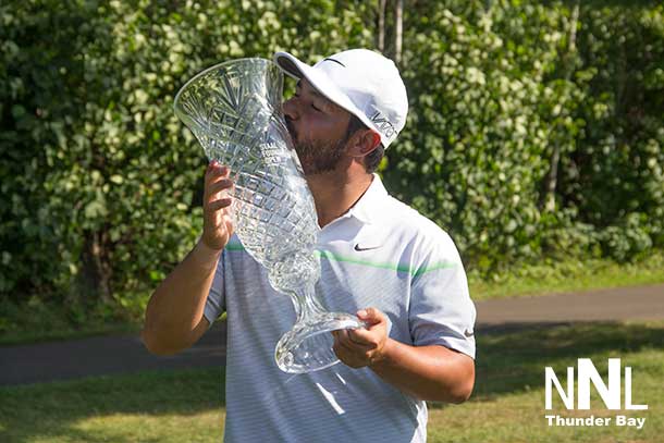 J J Spaun wins the 2015 Mackenzie TOUR - PGA TOUR Canada Staal Foundation Open