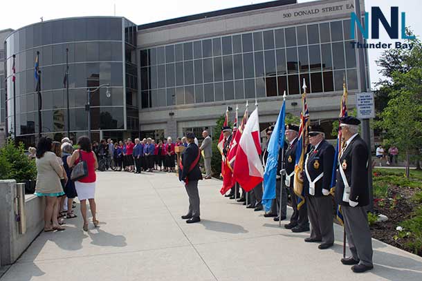 Peace Bell Ceremony at Thunder Bay City Hall