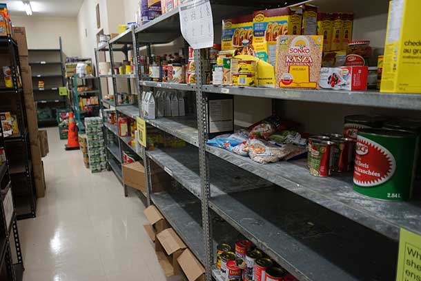 Filling the shelves at Shelter House is an urgent need