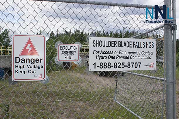 Shoulder Blade Falls Ontario Hydro Generating Station