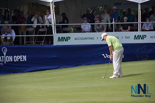 18th Green at the Staal Open at Whitewater Golf Club