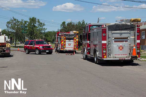 A total of three units and a scene commander were on scene for the fire