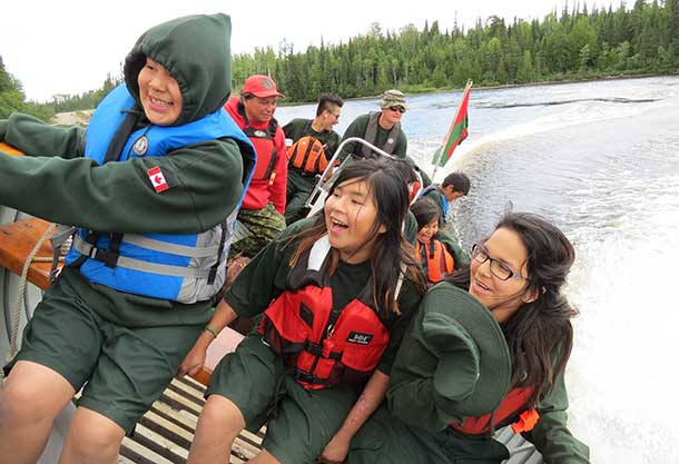 The Junior Canadian Rangers experienced a lot at Camp Loon 2015