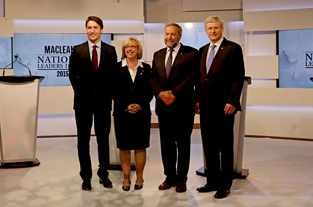 Party Leaders squared off in the first national debate of election 2015