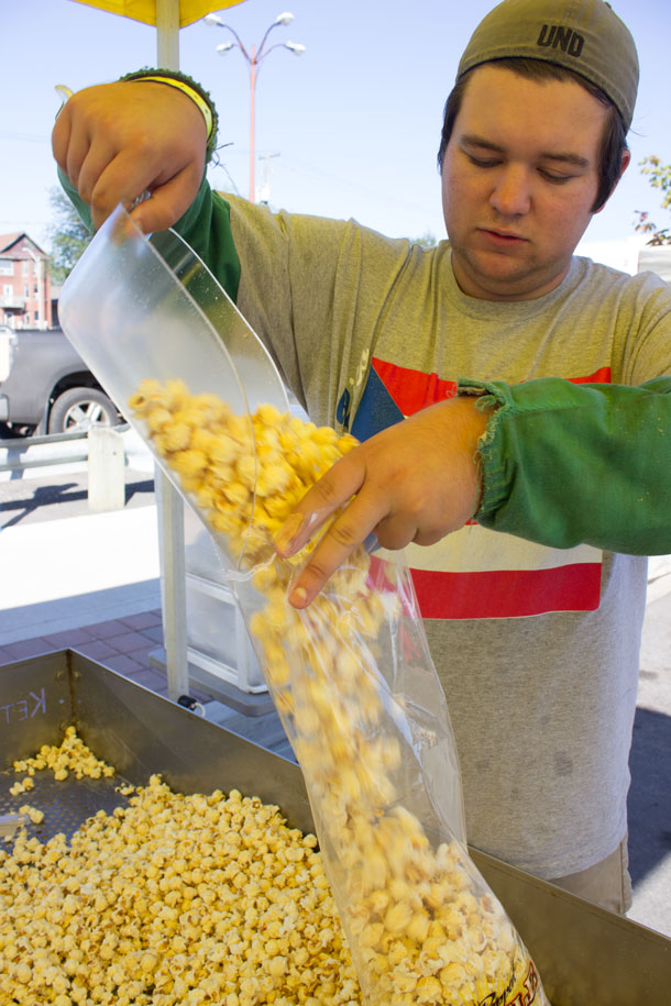 Kettle Corn is a staple of the street fair.