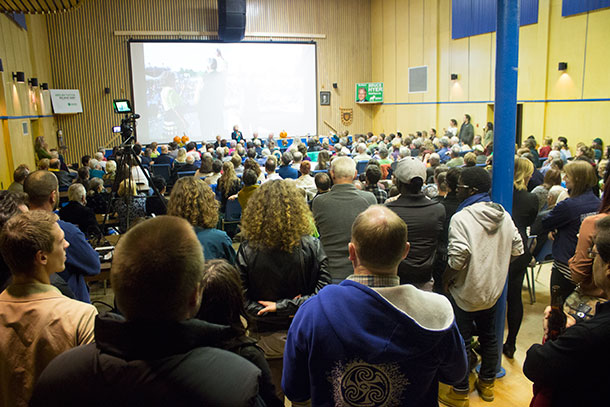 Full House at Green Party of Canada Town Hall