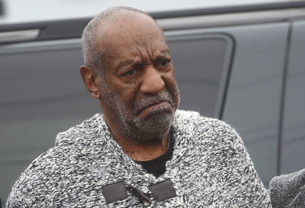 Actor and comedian Bill Cosby arrives for his arraignment on sexual assault charges at the Montgomery County Courthouse in Elkins Park, Pennsylvania December 30, 2015. REUTERS/Mark Makela