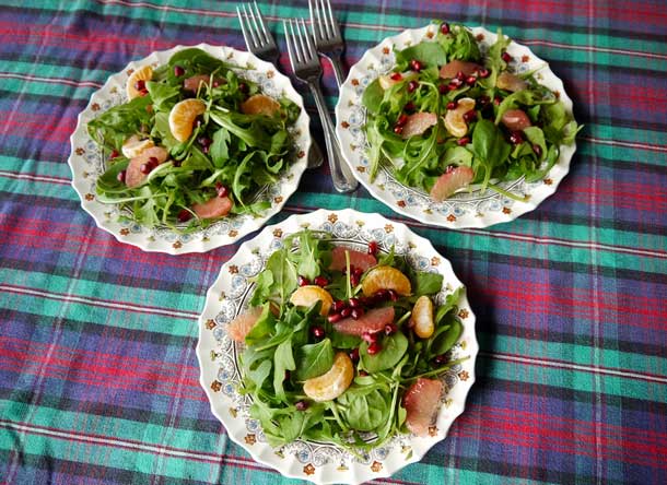 Citrus Salad With Fig Vinaigrette. Credit: Copyright 2015 Brooke Jackson