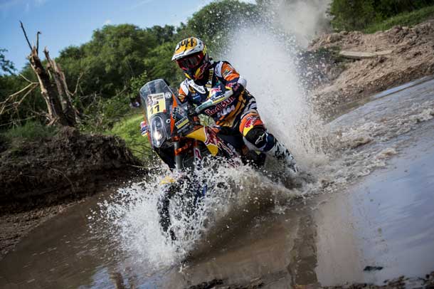 Jordi Viladoms (ESP) of Red Bull KTM Factory Team races during prologue stage of Rally Dakar 2016 in Arrecifes, Argentina on January 2nd, 2016 // Marcelo Maragni/Red Bull Content Pool // P-20160103-00018 // Usage for editorial use only // Please go to www.redbullcontentpool.com for further information. //