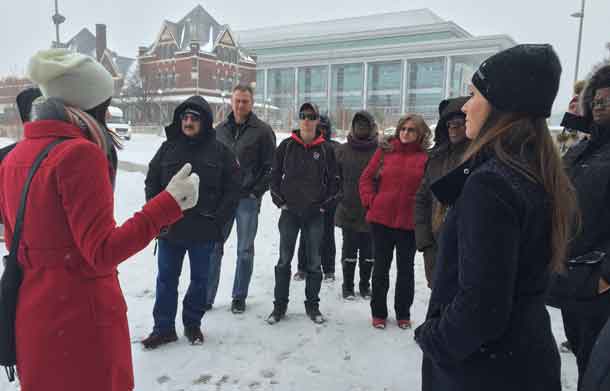 Participants were treated to a tour of Thunder Bay