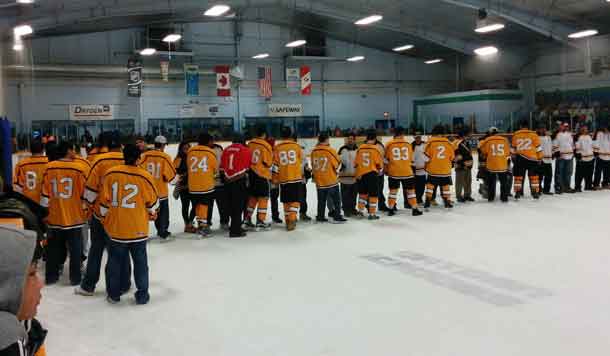 Teams from Fort Hope First Nation have pulled out from a hockey tournament in respect for the tragic death of a community member.