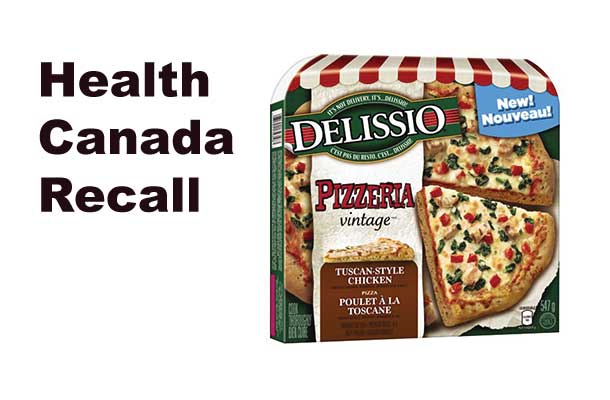 Health Canada Recall Delissio Frozen Pizza