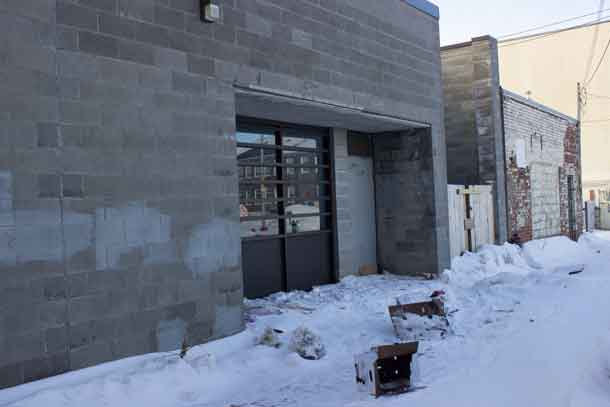 After posting pictures of what was going on on May Street behind the Guardian Angels Canada Clubhouse, someone went in and "cleaned it all up"