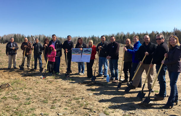 Ground-breaking for new housing on Fort William First Nation